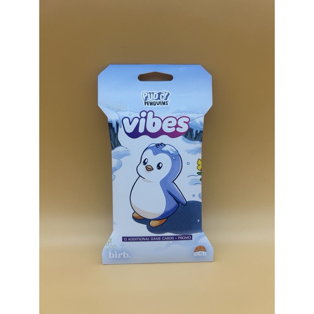 Vibes TCG Pudgy Penguins Series 3 Booster Pack + Promo Card New Sealed